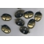 Maska  metalowa, zawieszka  3,9x2,5  / D8000 , dekor